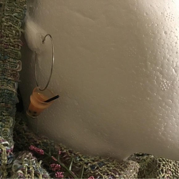 Bubble Tea Earrings - Picture 1 of 7